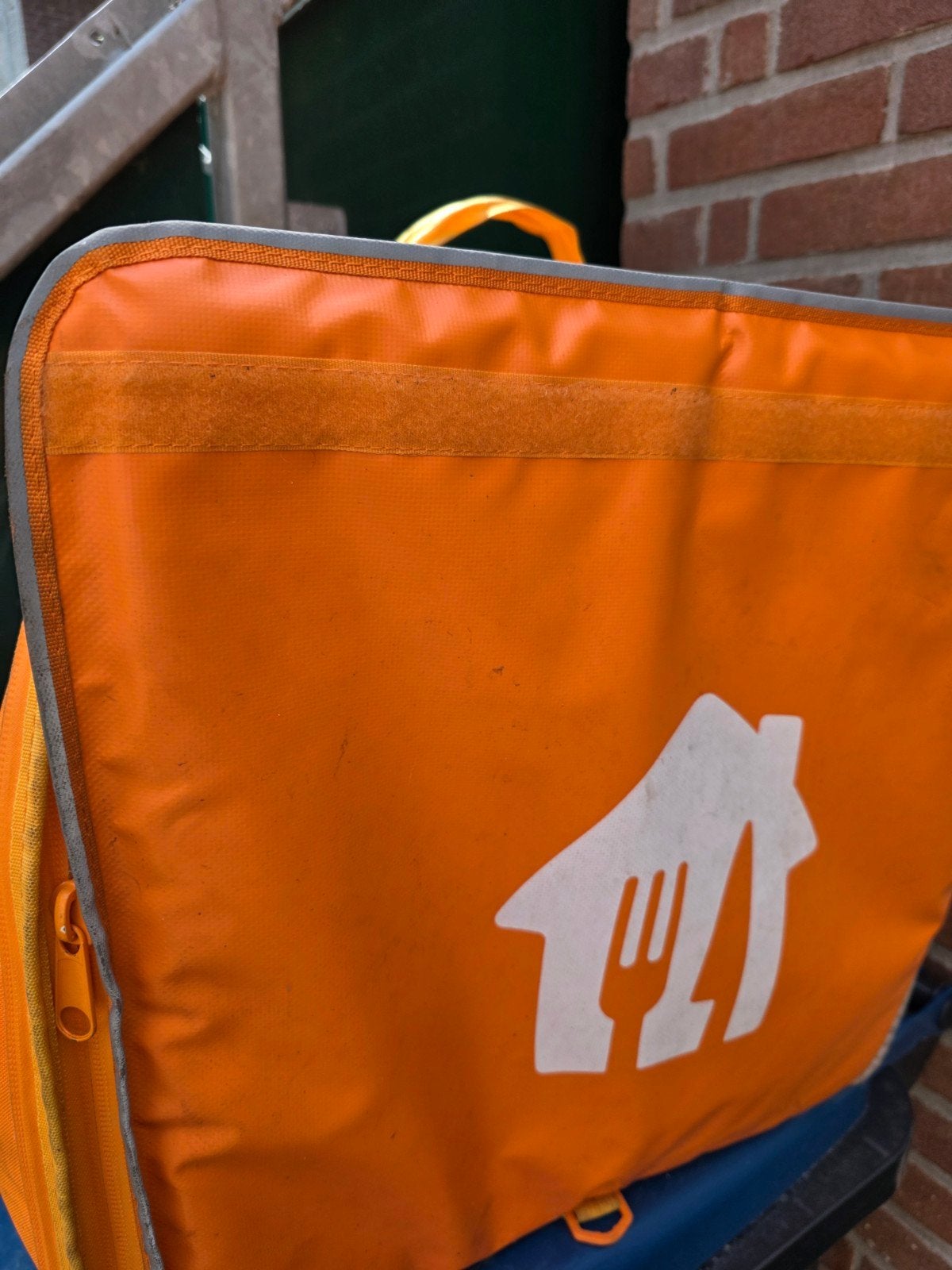 Thuisbezorgd rugtas - Ideaal voor bezorgers!, 40 cm of meer, Gebruikt, Waterdicht, Ophalen