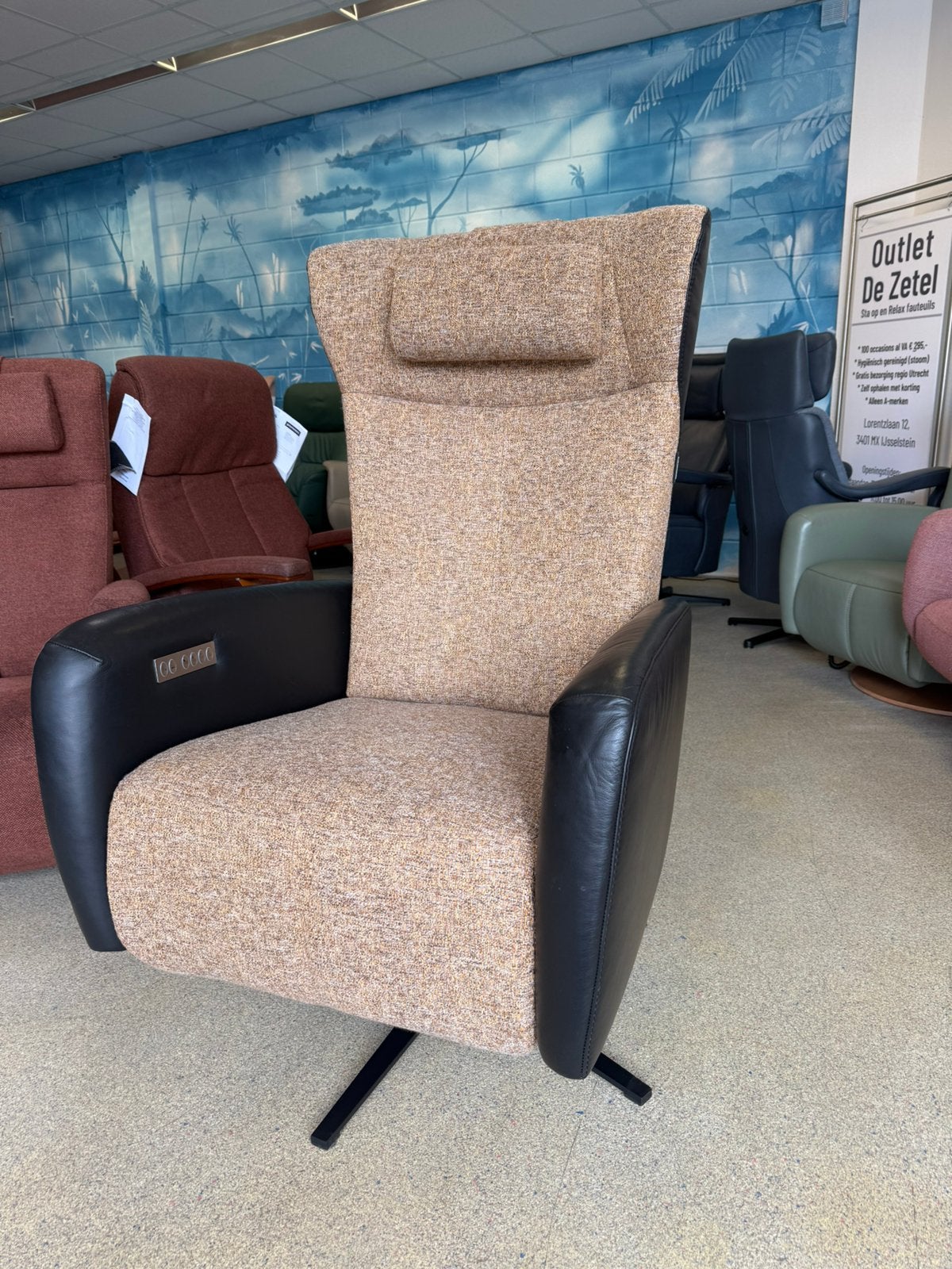 XXL Prominent sta op stoel relax fauteuil gratis bezorging, Ophalen of Verzenden, Zo goed als nieuw, Leer, Ruim 100 modellen in alle kleuren en maten