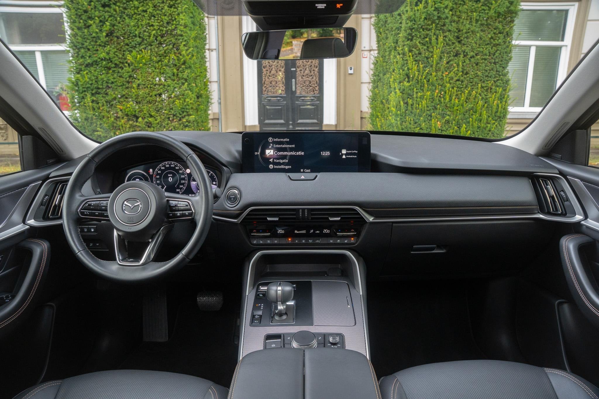 Mazda CX-60 2.5 e-SkyActiv PHEV Homura Plus PANO | LEDER | 3, Auto's, Automaat, Gebruikt, Euro 6, 4 cilinders
