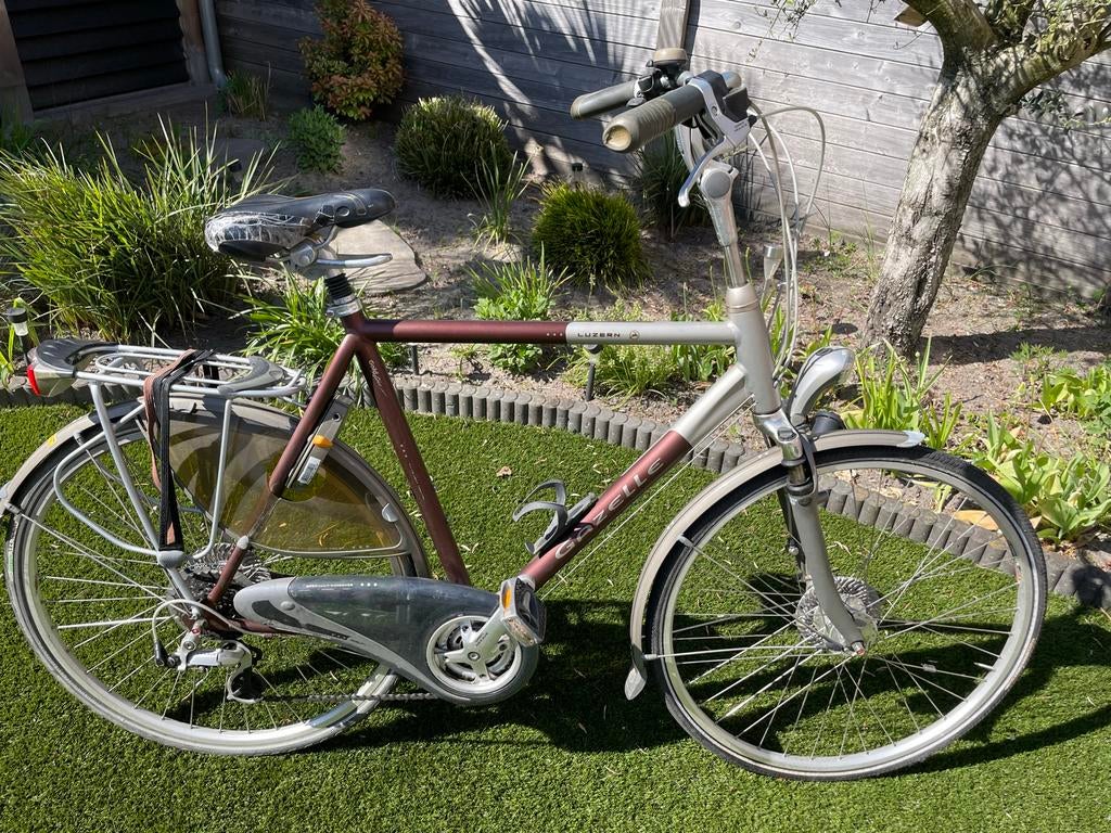 Gazelle Luzern Goldline herenfiets - Maat 51, Fietsen en Brommers, Fietsen | Heren | Herenfietsen, Ophalen, Gebruikt, Velgrem