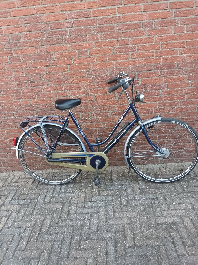 GAZELLE28 INCH TROMMELREMMEN 3 VERSNELLINGEN, Ophalen, Gebruikt, (Extra) lage instap, 56 cm of meer