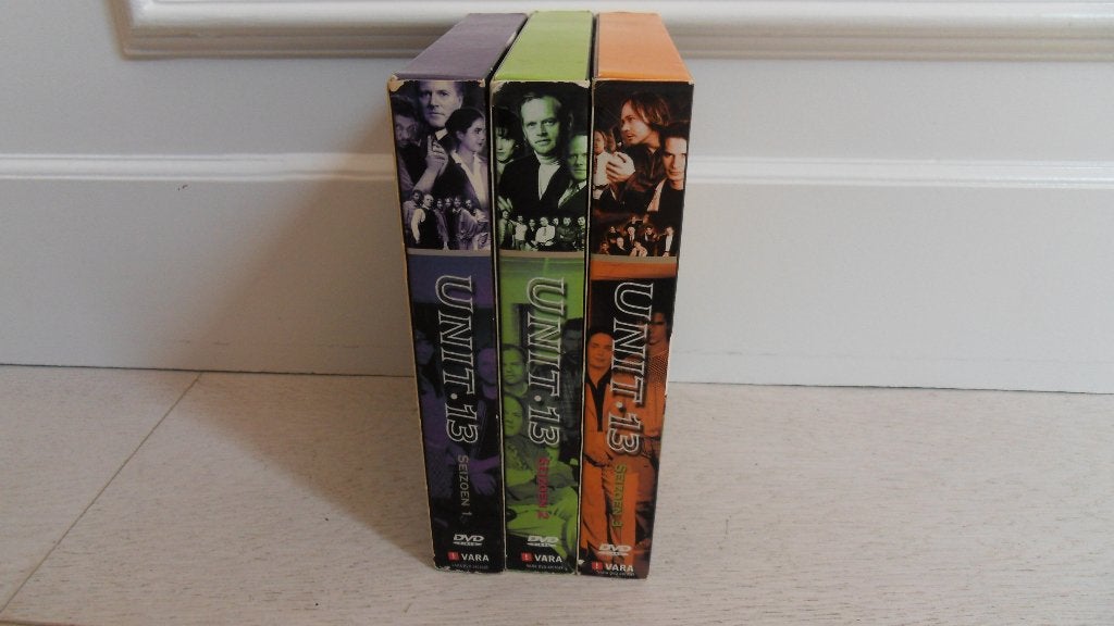 3x DVD : Unit 13 : Seizoen / Serie 1 t/m 3 : complete serie, Alle leeftijden, Ophalen of Verzenden, Gebruikt, Overige genres