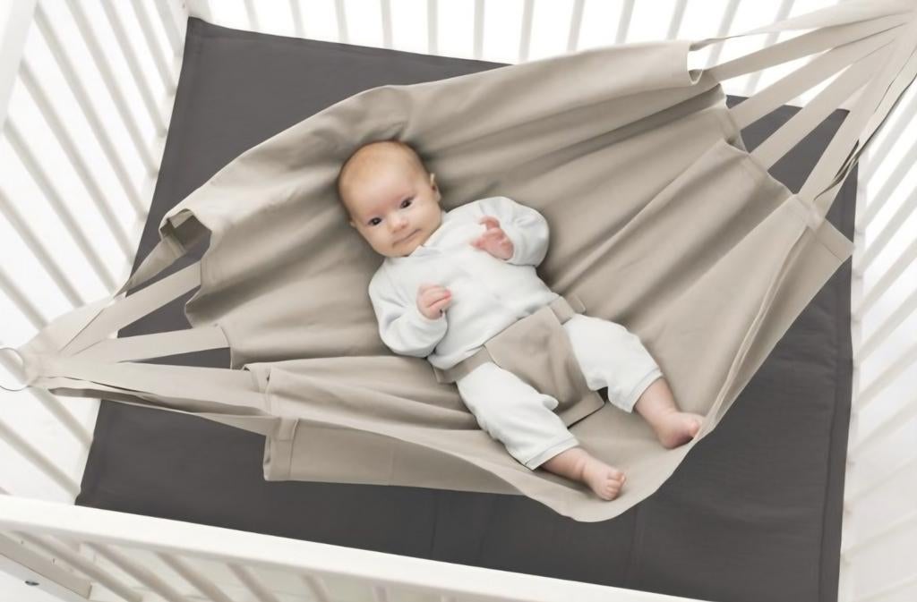 Hoppa baby hangmat voor in box kleur Dune, Verzamelen, Geboortekaartjes en Visitekaartjes, 2000 tot heden, Ophalen of Verzenden