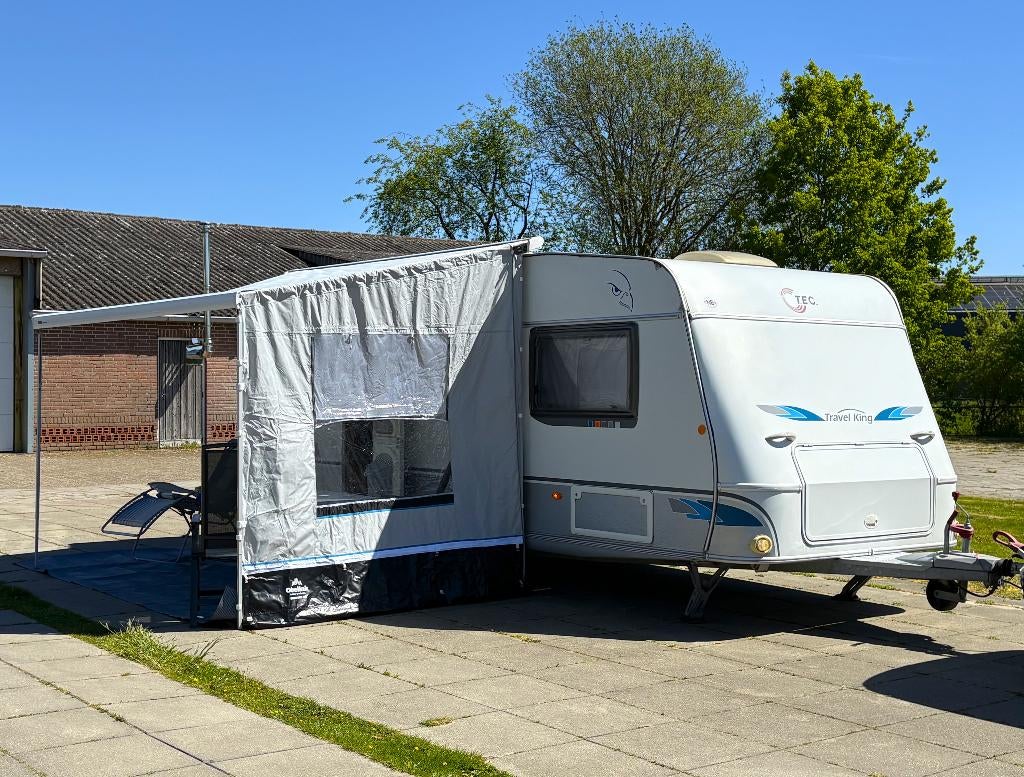 TEC Travel King 555 K1 - NIEUWSTAAT - 1e EIGENAAR - LUIFEL, 2 aparte bedden, T.E.C., Rondzit, Bedrijf