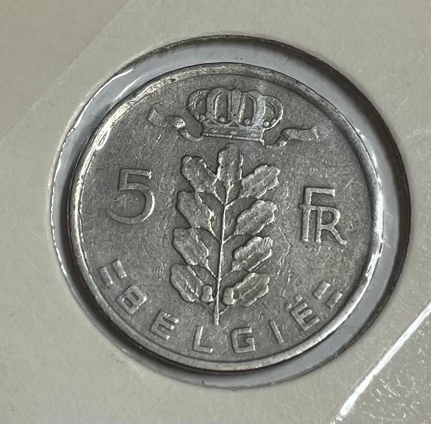 5 franc België 1950, Ophalen of Verzenden, België