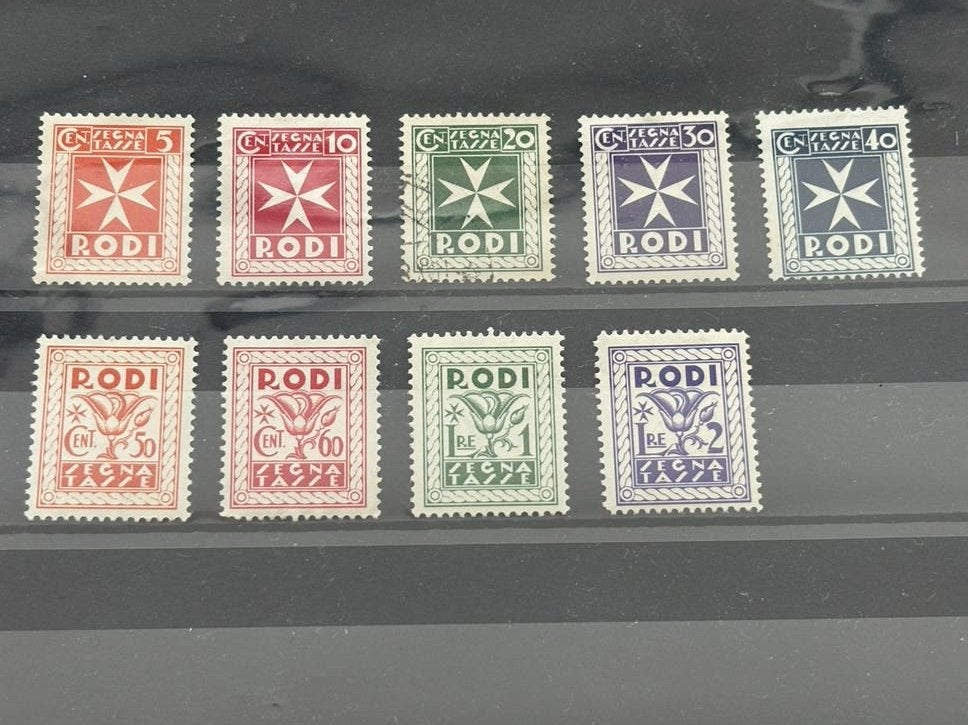 Rodi Rhodos Italiaans eiland, Postzegels en Munten, Postzegels | Volle albums en Verzamelingen, Verzenden, Buitenland
