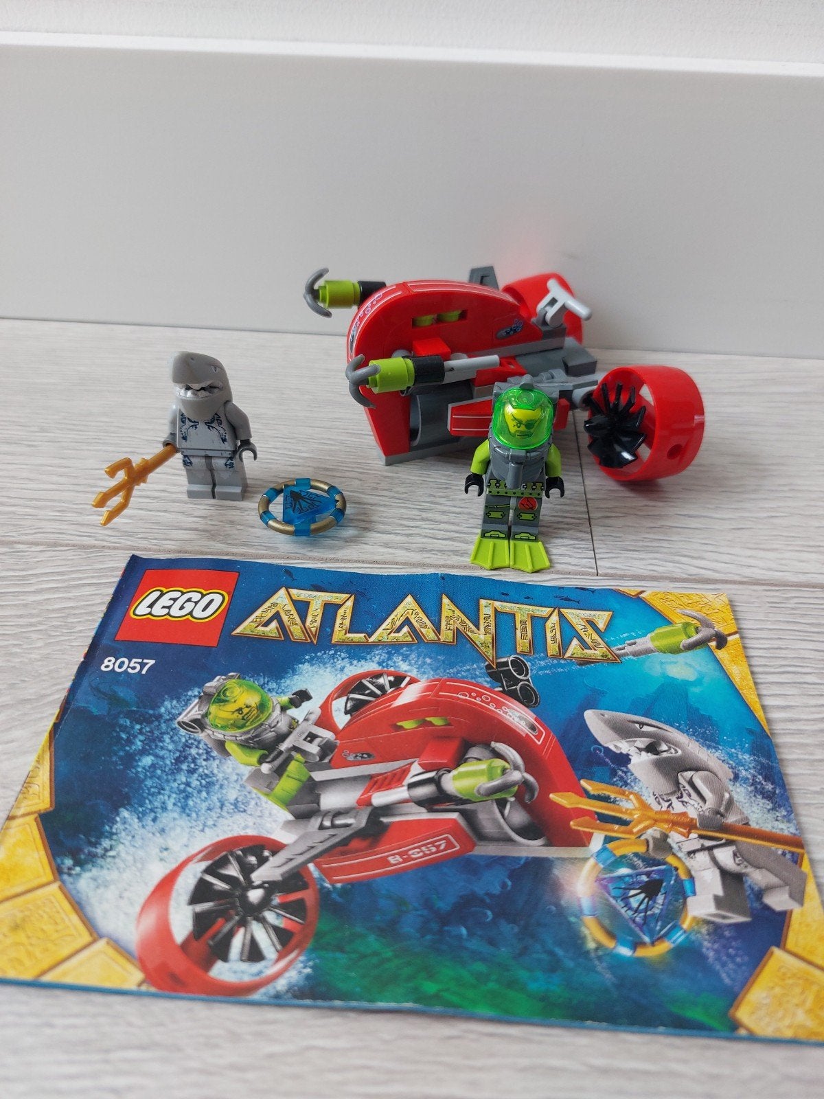 Lego Atlantis 8057 Wreck Raider!
Compleet!!, Overige thema's, Lego, Ophalen of Verzenden, Zo goed als nieuw