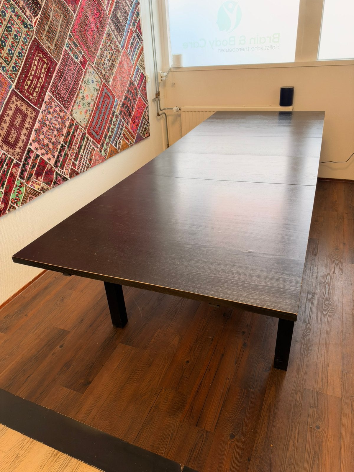 Eettafel zwart gratis af te halen, Ophalen, 50 – 75, Gebruikt, 200 cm of meer