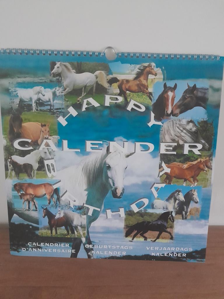Verjaardag kalender van, Ophalen of Verzenden, Maandkalender