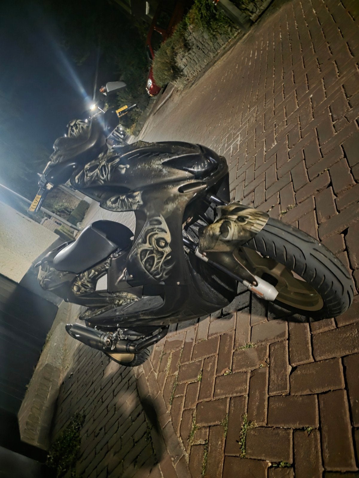 Aerox Scooter met unieke custom paint, Gebruikt, Maximaal 45 km/u, Yamaha, Ophalen of Verzenden