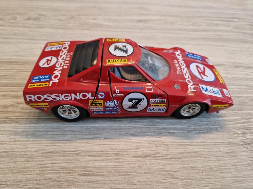 Lancia Stratos schaal 1/24 Bburago, Ophalen of Verzenden, Gebruikt, Bburago