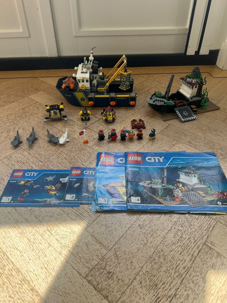 Lego City Diepzee Onderzoeksschip 60095, City, Lego, Ophalen of Verzenden, Zo goed als nieuw