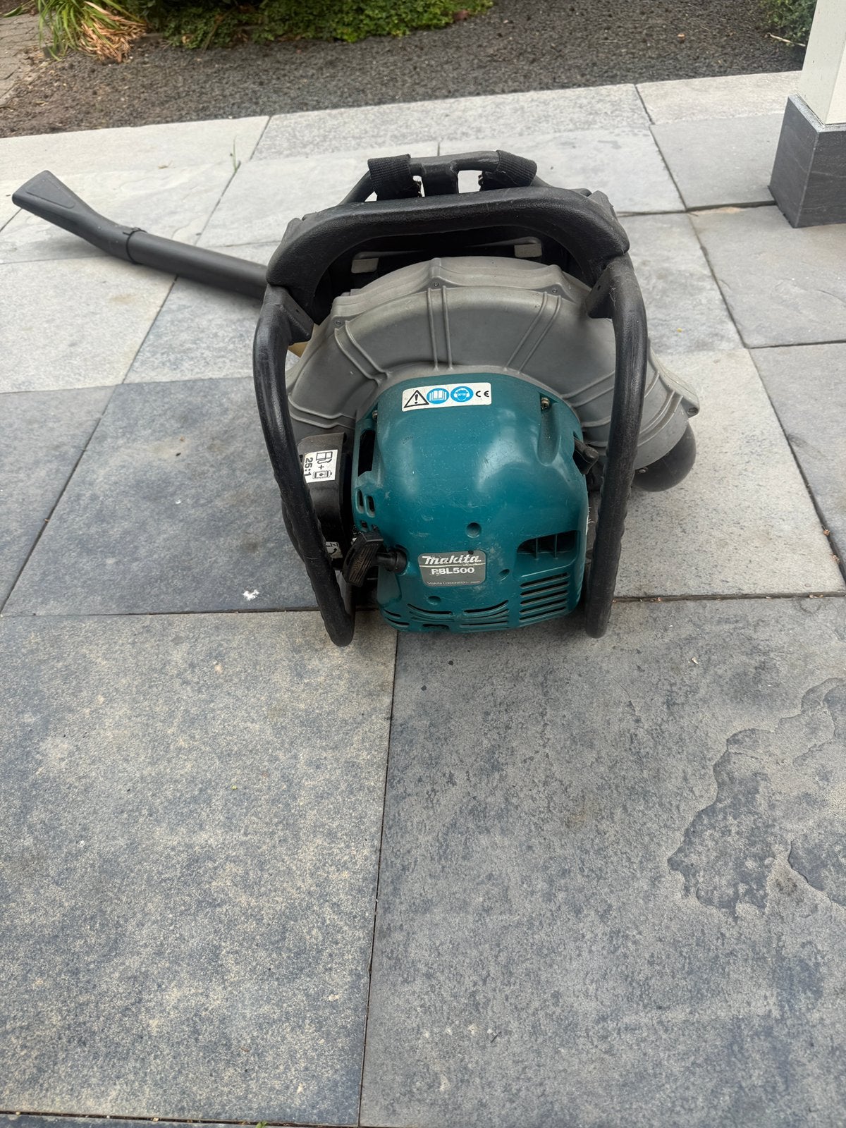 Makita PBL 500 bladblazer benzine, Ophalen, Gebruikt, Benzine, Ruggedragen