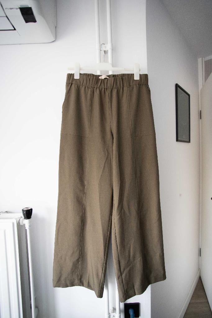 Kaki groene broek Peppercorn maat 42, Maat 42/44 (L), Ophalen of Verzenden, Zo goed als nieuw, Lang