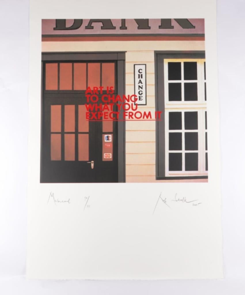 Mastercard Rob Scholte, Antiek en Kunst, Kunst | Litho's en Zeefdrukken, Ophalen of Verzenden