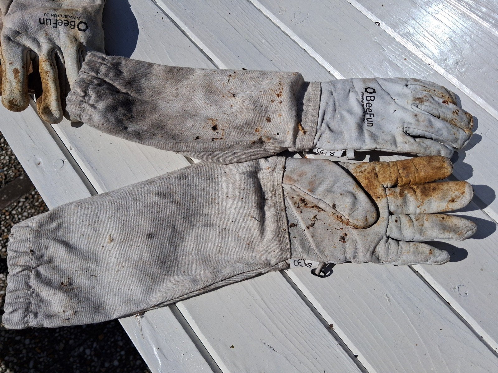Imker handschoenen, Ophalen, Gebruikt