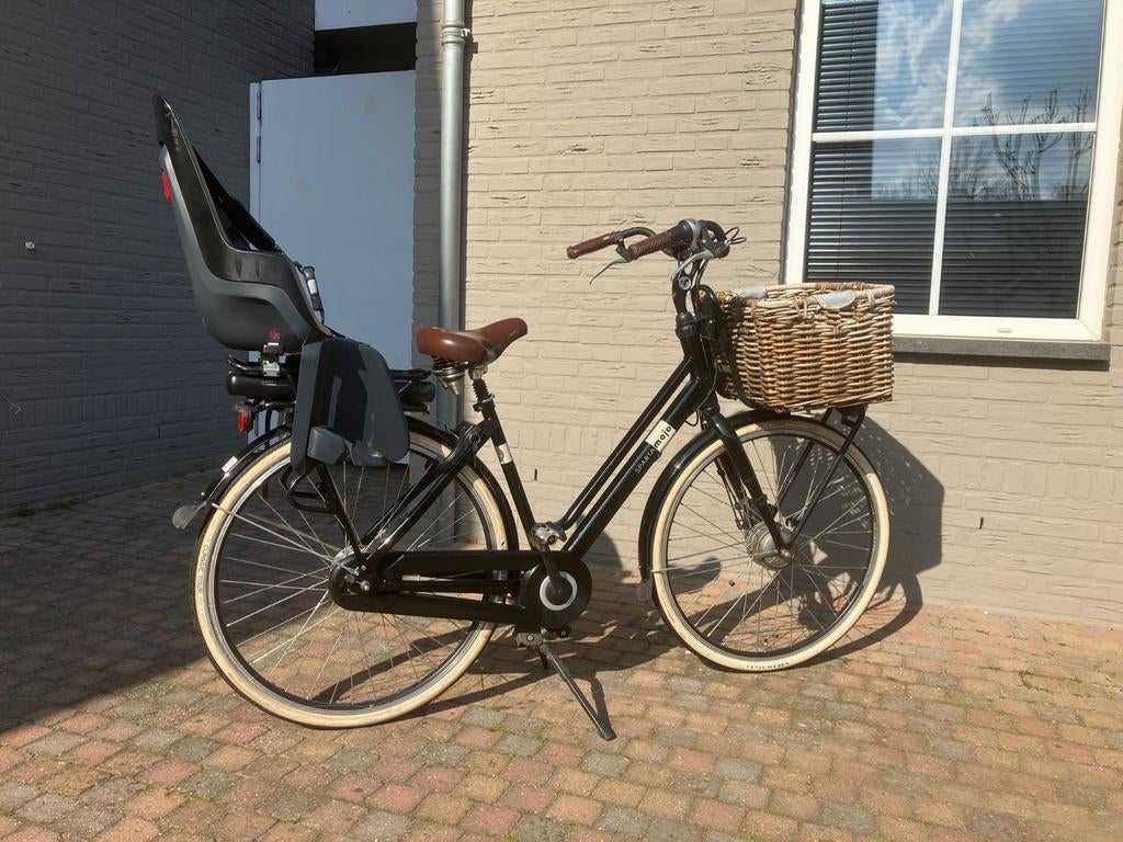 Sparta Mojo inclusief mand en bobike stoeltje, Ophalen, 1 zitje, Gebruikt, Sparta