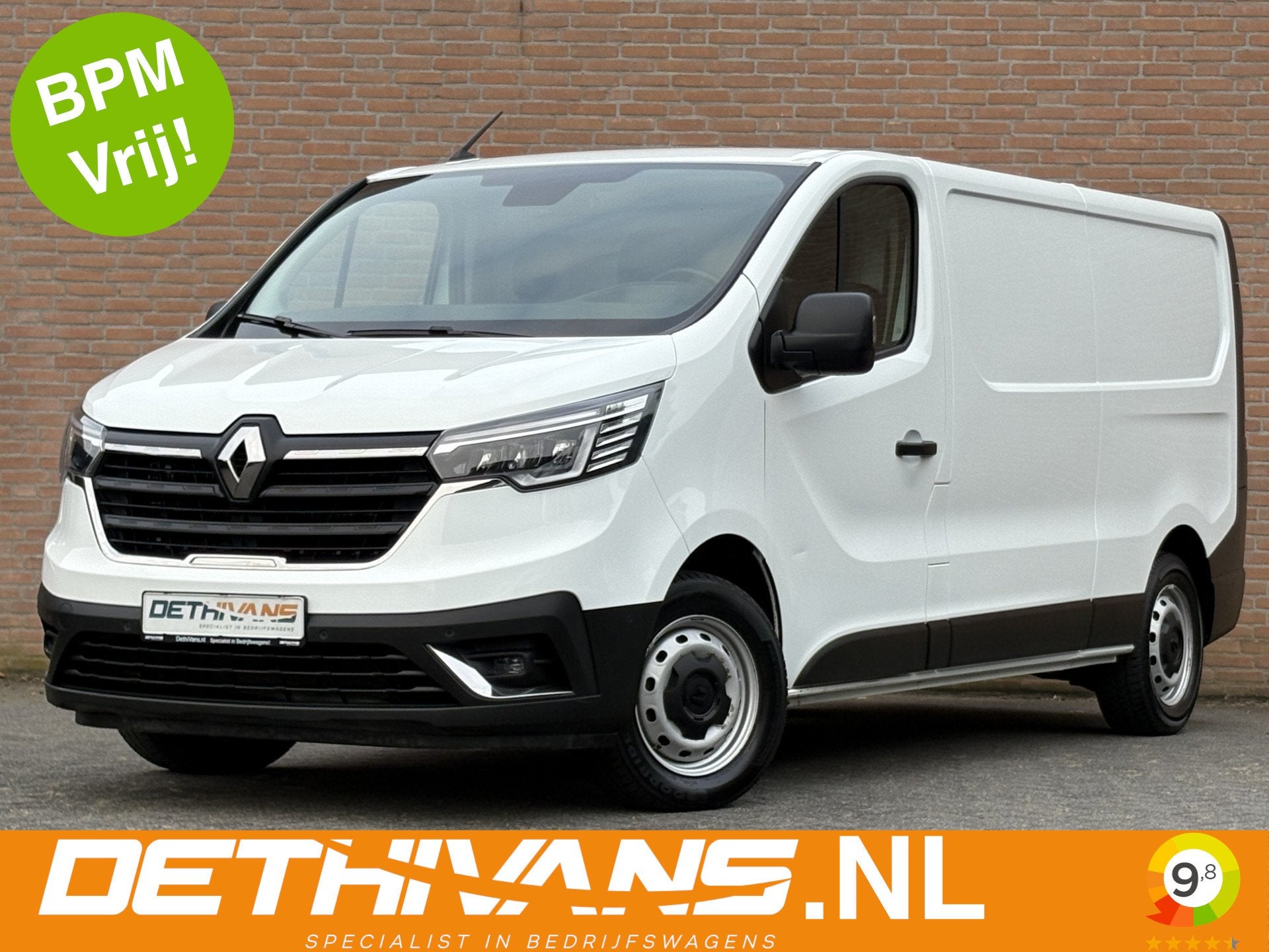 Renault Trafic 2.0 Bleu DCI 130PK Lang / Cruisecontrol / Cam, Voorwielaandrijving, Gebruikt, 4 cilinders, Met garantie (alle)