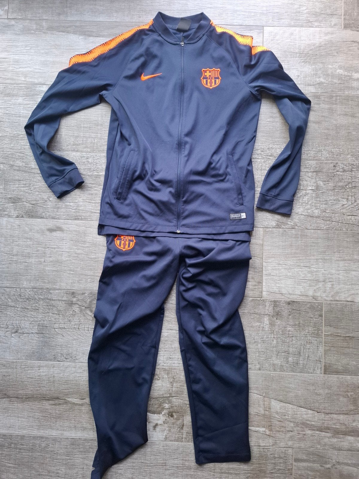 Nike Dri-Fit FC Barcelona Trainingspak - Maat XL (13-15 jaar, Blauw, Nike, Maat 56/58 (XL), Ophalen of Verzenden