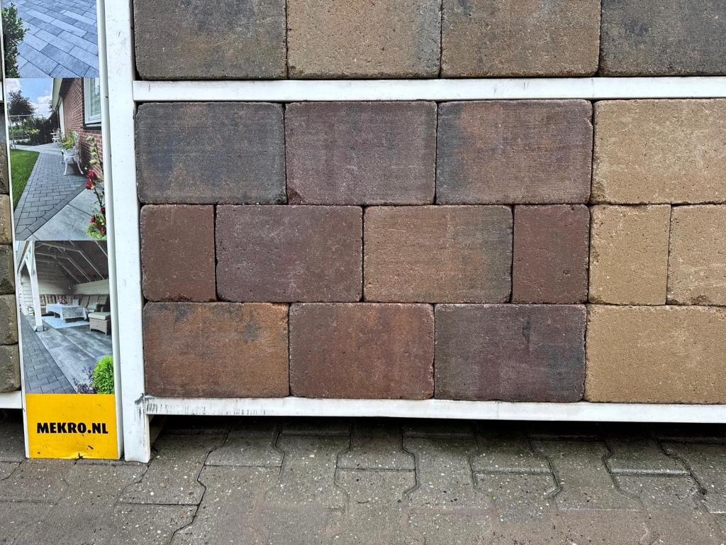 stonique trommel 20x30x6 oud bussum, Tuin en Terras, Ophalen of Verzenden, Beton, 10 m² of meer, Klinkers