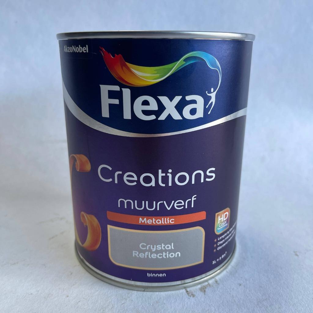 Flexa Creations Muurverf Crystal Reflection Metallic 1L, Flexa, Flexa, Overige kleuren, Nieuw