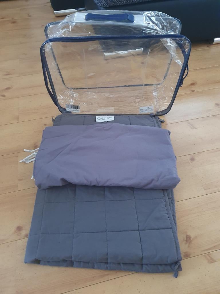 Verzwaringsdeken kind 2.3kg met hoes, Ophalen of Verzenden, Zo goed als nieuw, 100 cm of meer, Deken