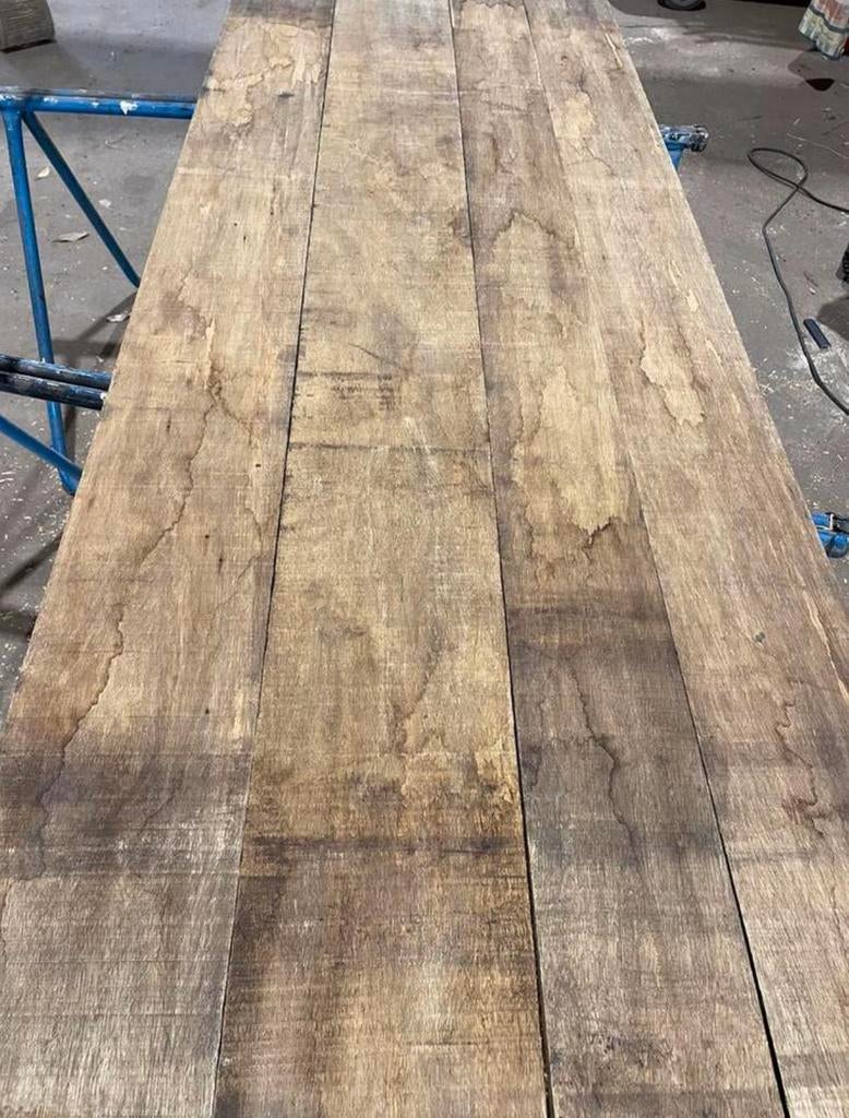 150 m2 barnwood planken, Doe-het-zelf en Verbouw, Hout en Planken, Nieuw, Plank, Eiken, 250 tot 300 cm, Minder dan 25 mm, Ophalen of Verzenden