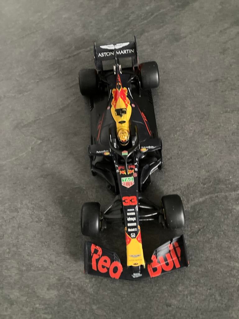 Max Verstappen Burago 1/24, Ophalen of Verzenden, Zo goed als nieuw, Auto, Bburago