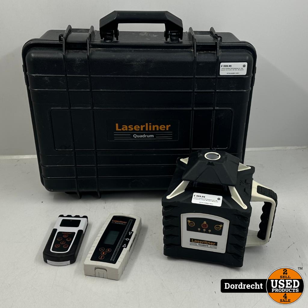 Laserliner Quadrum 410S Rotatielaser set |, Used products, Usedproducts@dordrecht.nl, Multimeter, Ophalen of Verzenden