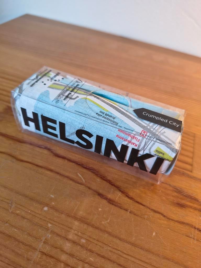 Helsinki Crumpled City Map - Nieuw!, Palomar, 2000 tot heden, Nieuw, Landkaart