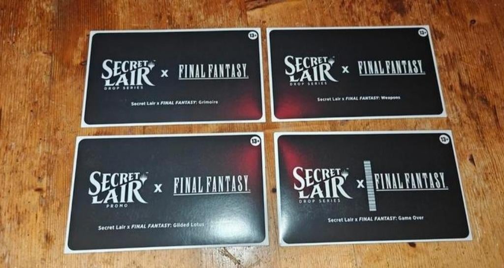MTG x Final Fantasy Secret Lair - Non Foil + Bonus, Ophalen of Verzenden, Nieuw, Meerdere kaarten