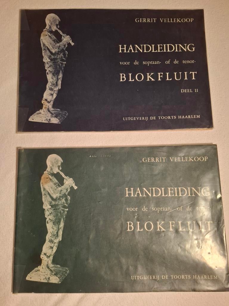 Handleiding voor de sopraan of tenor blokfluit deel 2 en 3, Muziek en Instrumenten, Ophalen of Verzenden, Les of Cursus, Blokfluit