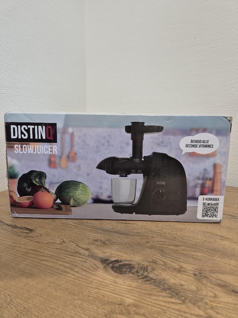 DistinQ slowjuicer, Elektrisch, Slowjuicer, Ophalen of Verzenden, Zo goed als nieuw