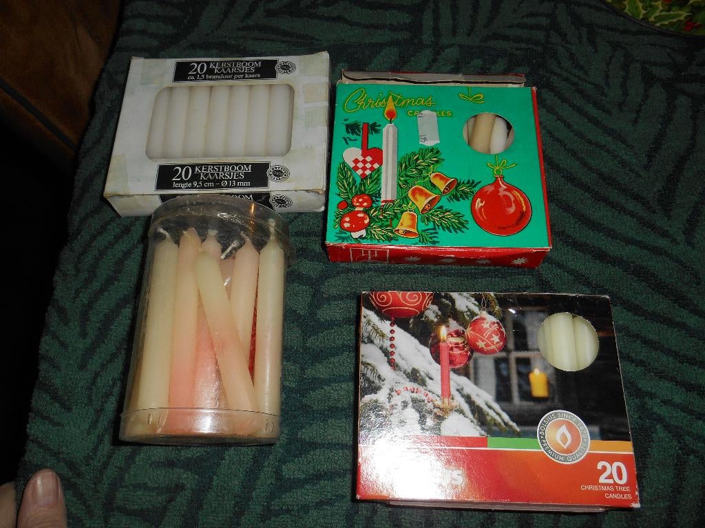 oude kerstkaarsjes, Diversen, Ophalen of Verzenden
