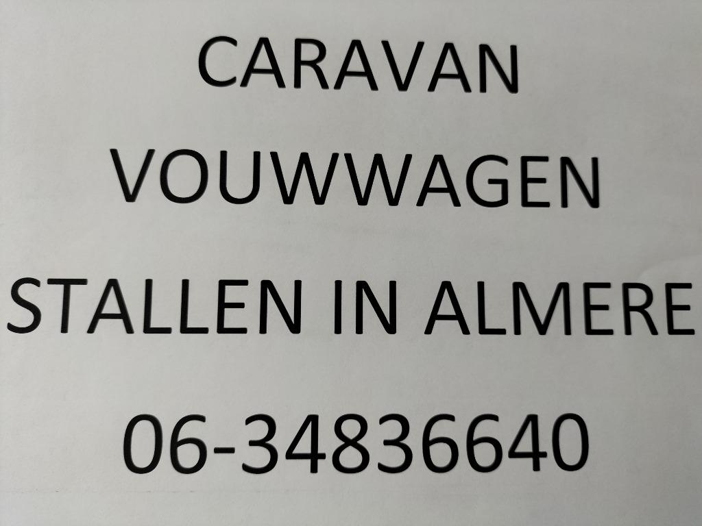 CARAVAN , VOUWWAGEN , BOOTTRAILER  en CAMPER stalling, Caravans en Kamperen, Caravanstallingen