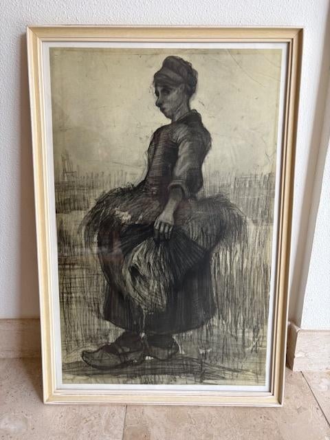 ‘Boerin met koren in haar schort’ van Vincent van Gogh, Ophalen of Verzenden
