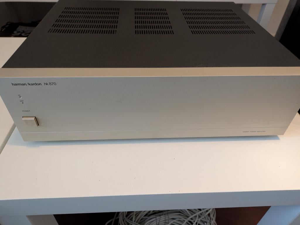 Harman Kardon eindversterker HK870, Audio, Tv en Foto, Versterkers en Receivers, Ophalen, 120 watt of meer, Overige merken
