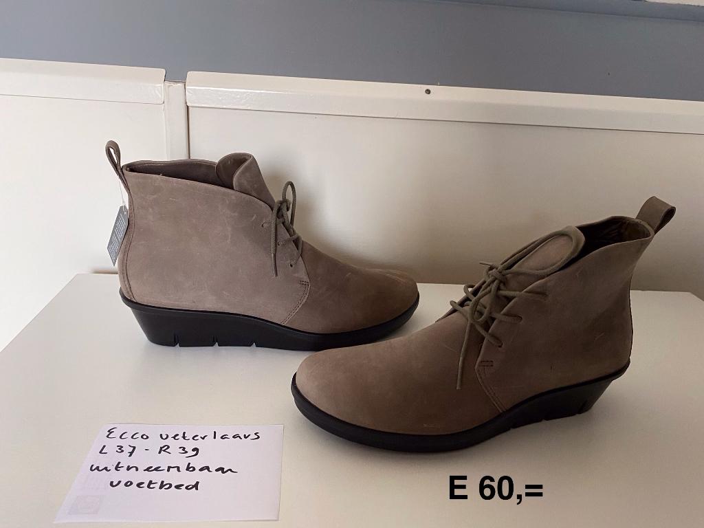 Onpaar Ecco veterlaars, Ecco, Bruin, Nieuw, Ophalen of Verzenden