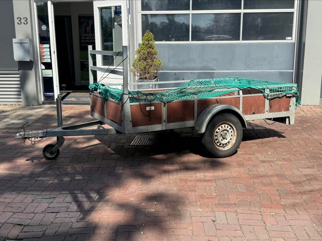 Te huur aanhanger open 260x130x30, Ophalen of Verzenden