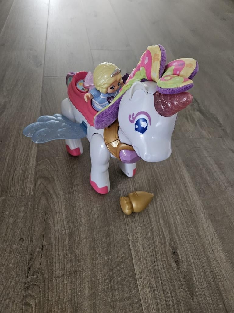 TK VTech Magische Eenhoorn met Poppetje, Ophalen, Zo goed als nieuw