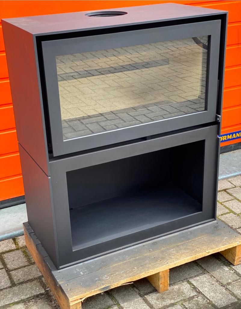 Vrijstaande houtkachel Barbas Box 20/75 demo, Huis en Inrichting, Kachels, Ophalen, Zo goed als nieuw, Hout, Houtkachel