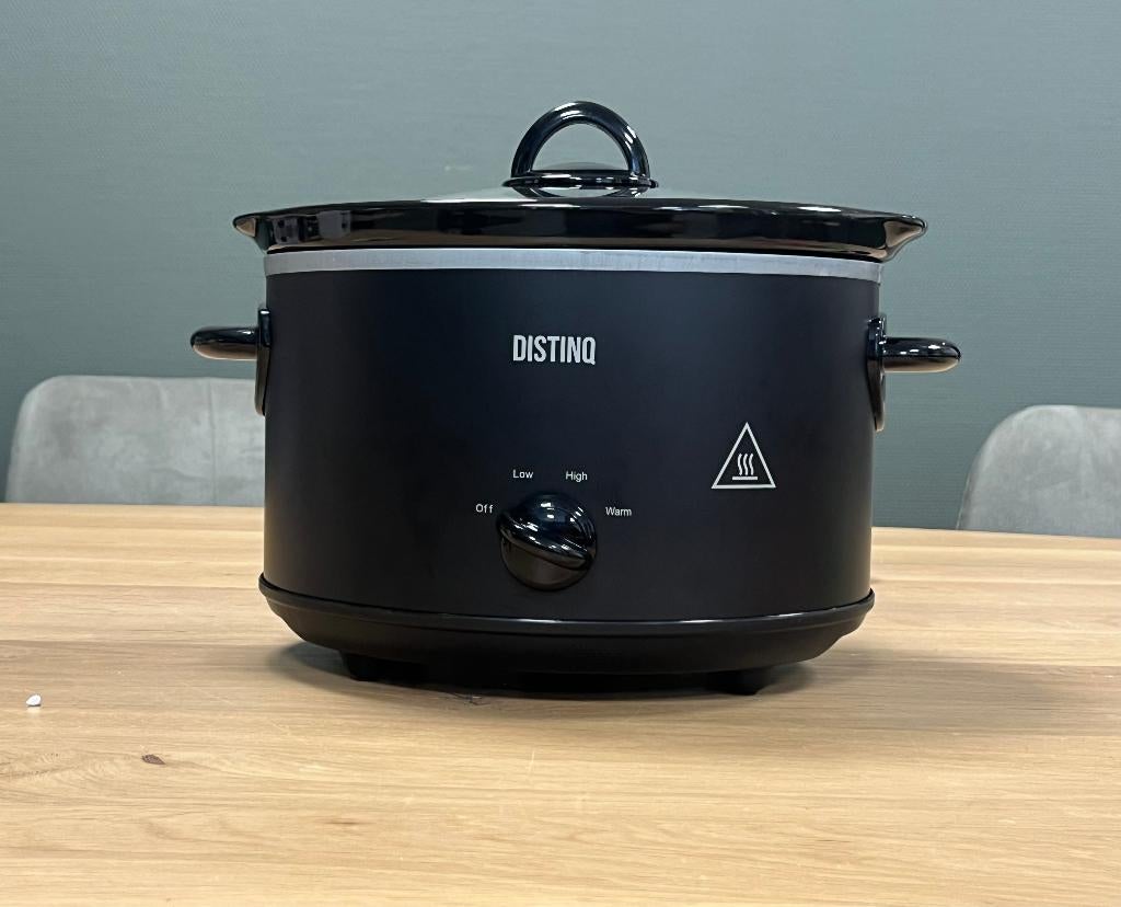 DistinQ Slowcooker 4L, Contact@semacobv.nl, Ophalen of Verzenden, Zo goed als nieuw, Maaiveldweg 16
