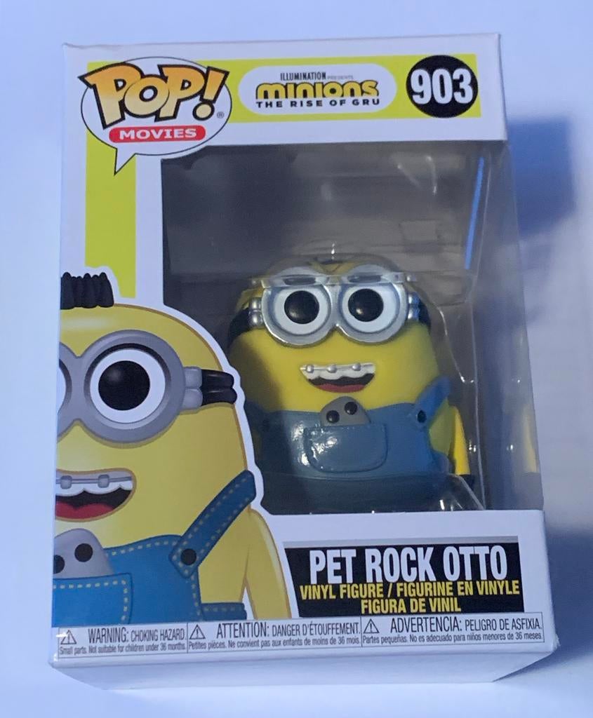 Funko Pop Movies Minions - Pet Rock Otto #903, Ophalen of Verzenden, Zo goed als nieuw