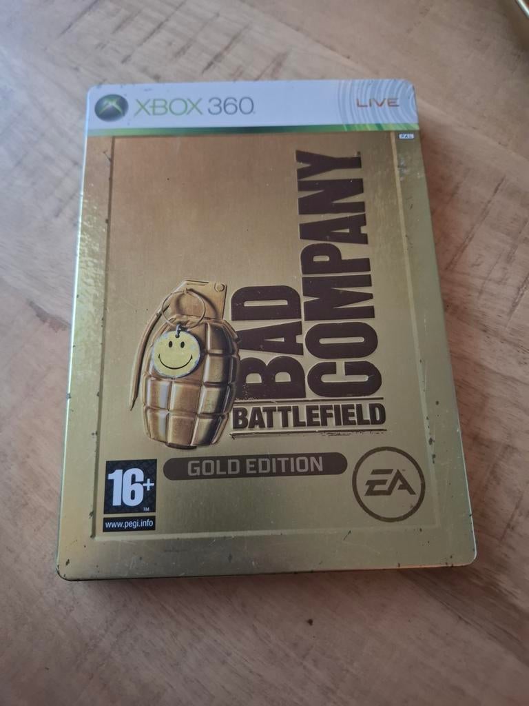 Battlefield: Bad Company Gold Edition - Xbox 360 (579), Online, Gebruikt, Shooter, 1 speler