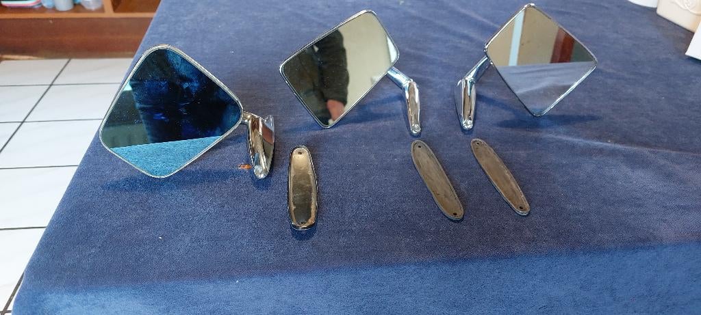 spiegels chrome oldtimer, Ophalen of Verzenden, Gebruikt, Universele onderdelen