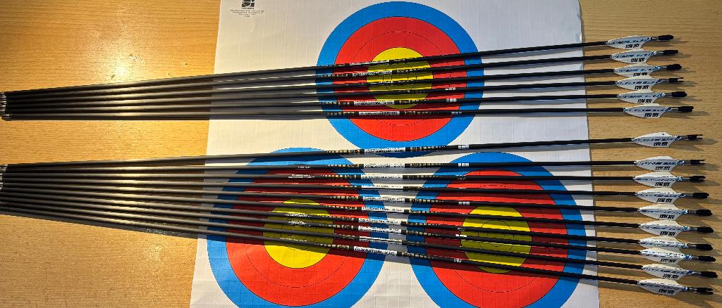 Goede Easton X10  350  16x pijlen, Sport en Fitness, Handboogschieten, Ophalen, Zo goed als nieuw, Pijlen