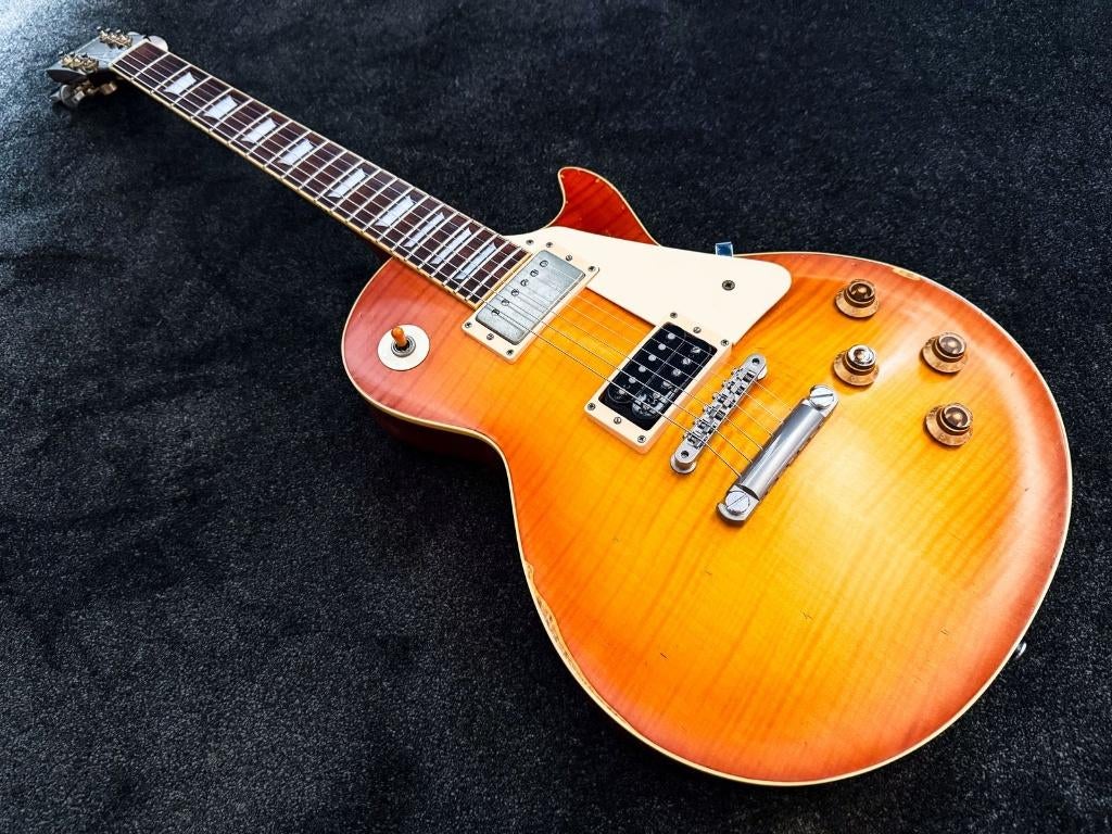 Edwards E-LP-105LTS/RE 2004 Vintage Honey Burst (Nitro), Muziek en Instrumenten, Snaarinstrumenten | Gitaren | Elektrisch, Ophalen of Verzenden