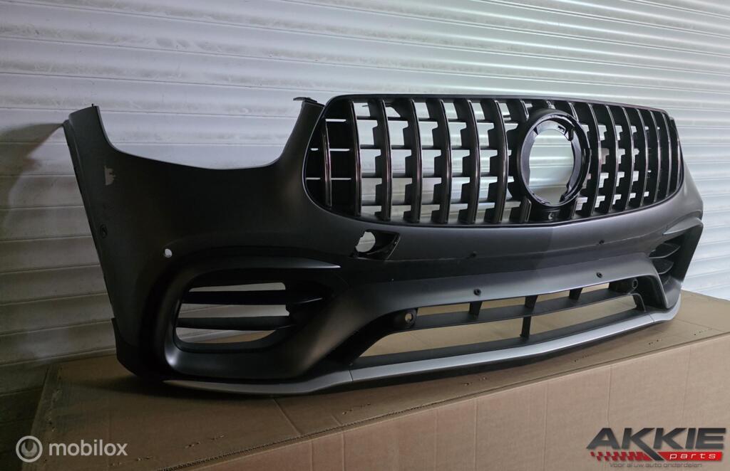 Mercedes GLC 63 AMG W253 X253 facelift Bumper voor, Gebruikt, Voor, Ophalen of Verzenden, Bumper