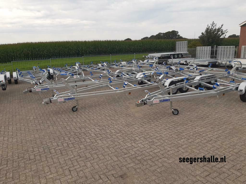 Vlemmix boottrailer, sloepentrailer uit voorraad leverbaar!, Sloepentrailer, 6 tot 9 meter, Nieuw, 3000 kg of meer