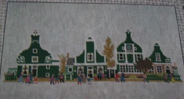 Borduurpatroon  Zaanse Huisjes   nr 5296, Verzenden, Nieuw, Handborduren, Patroon